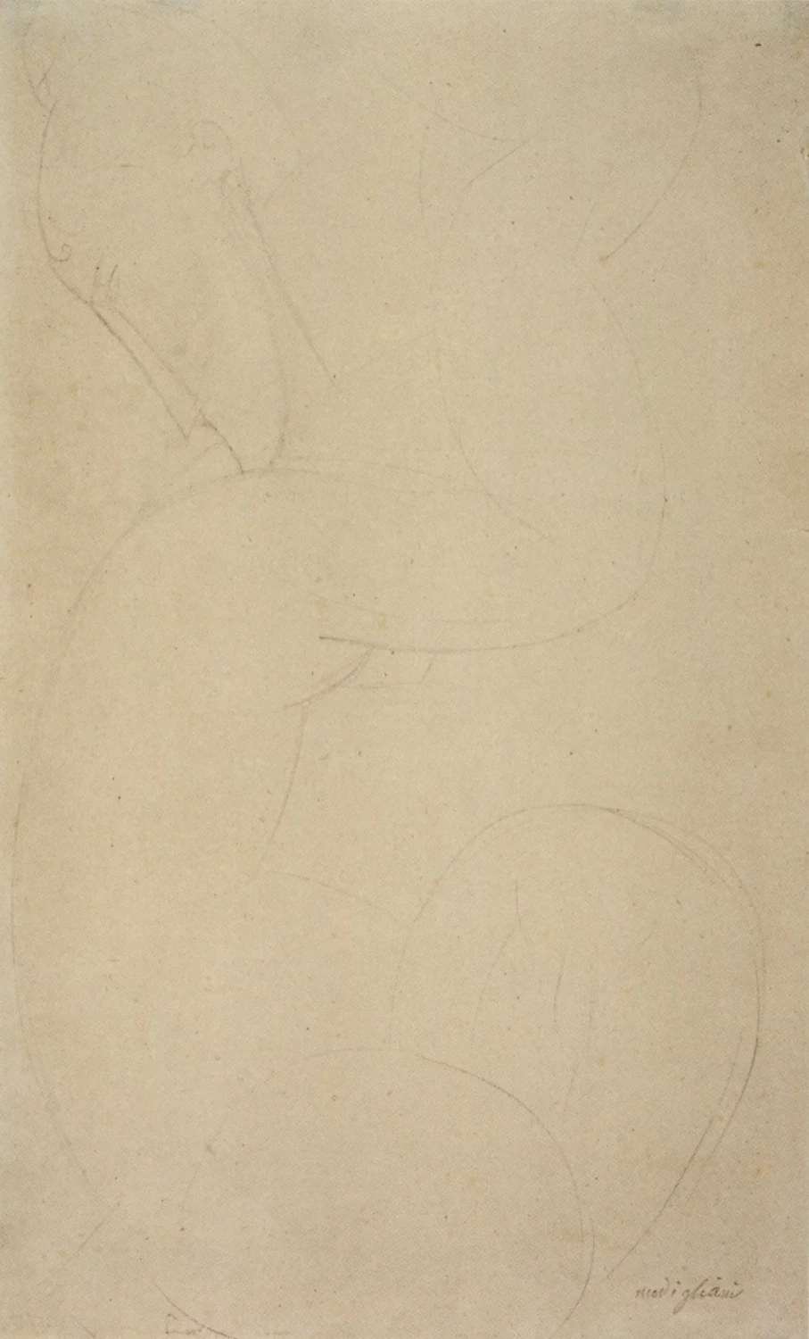 Amedeo Modigliani - 262, Cariatide, Honolulu Museum of Art